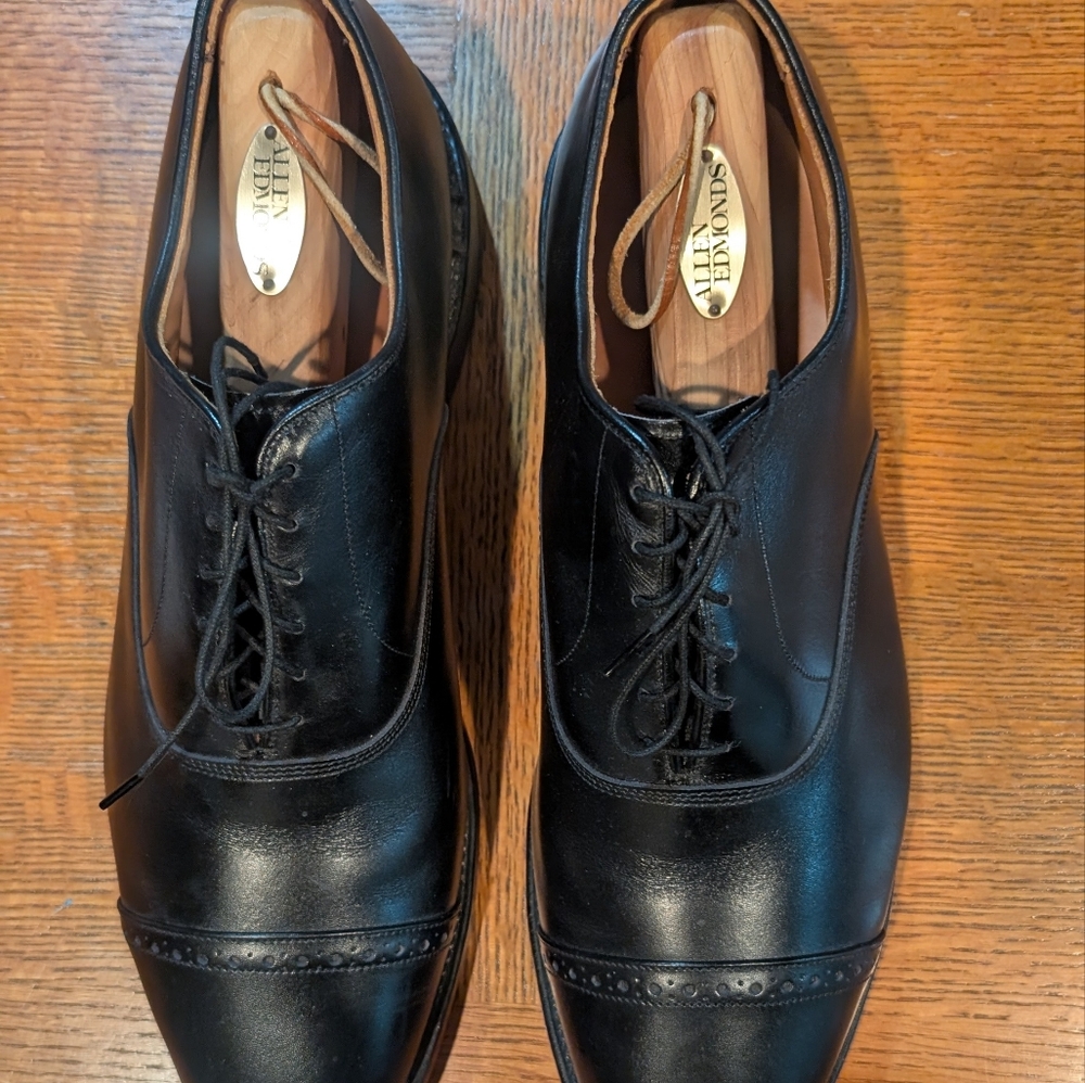 Allen Edmonds Black Leather Men's Shoes